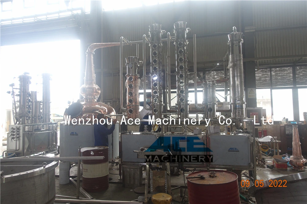 Alcohol Distillation Modular Moonshine Pot Still Reflux Column for Whisky Rum Gin Vodka Brandy Spirit Wine Equipment Distiller