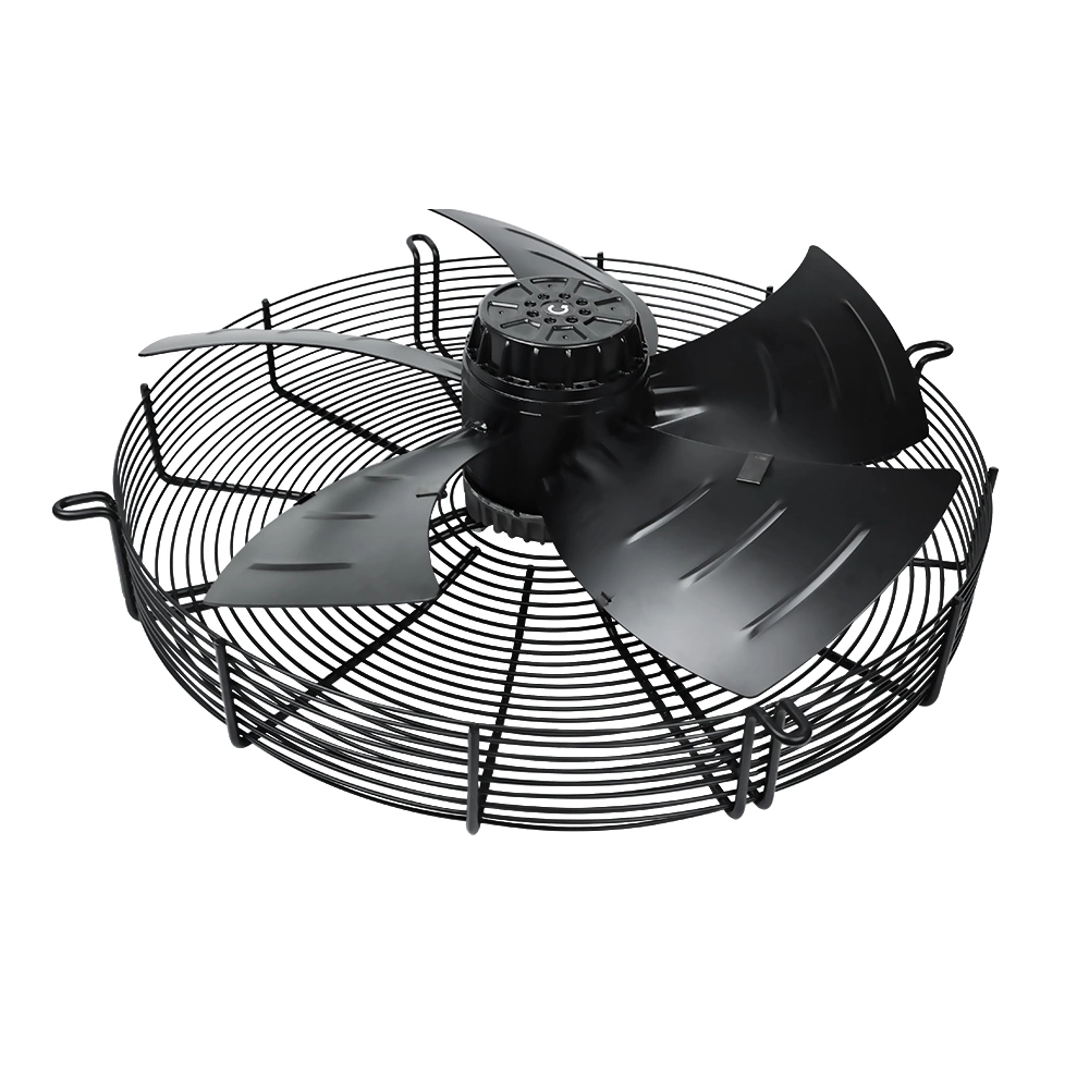 Lames en plastique de rotor de ventilateur axial c.c. c.c. c.c. à puits long 400 mm AC EC Ventilateurs industriels à flux axial de grande capacité 220 V.