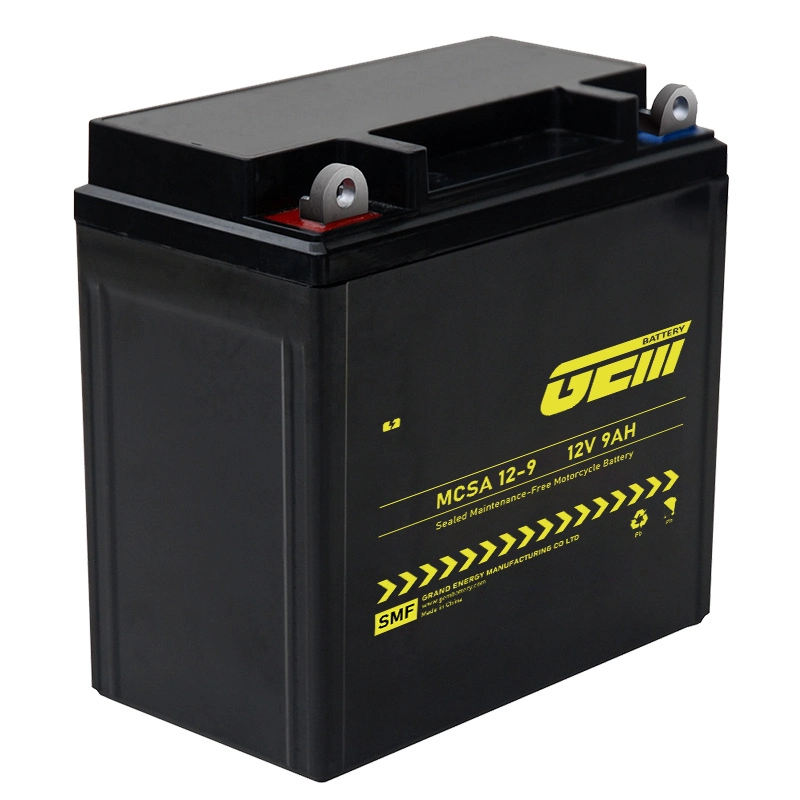 Moto Batterie Gel 12V 7 Ah&amp;9Ah AGM VRLA cycle profond Batterie / Batteries au plomb étanches sans entretien&amp;batterie rechargeable