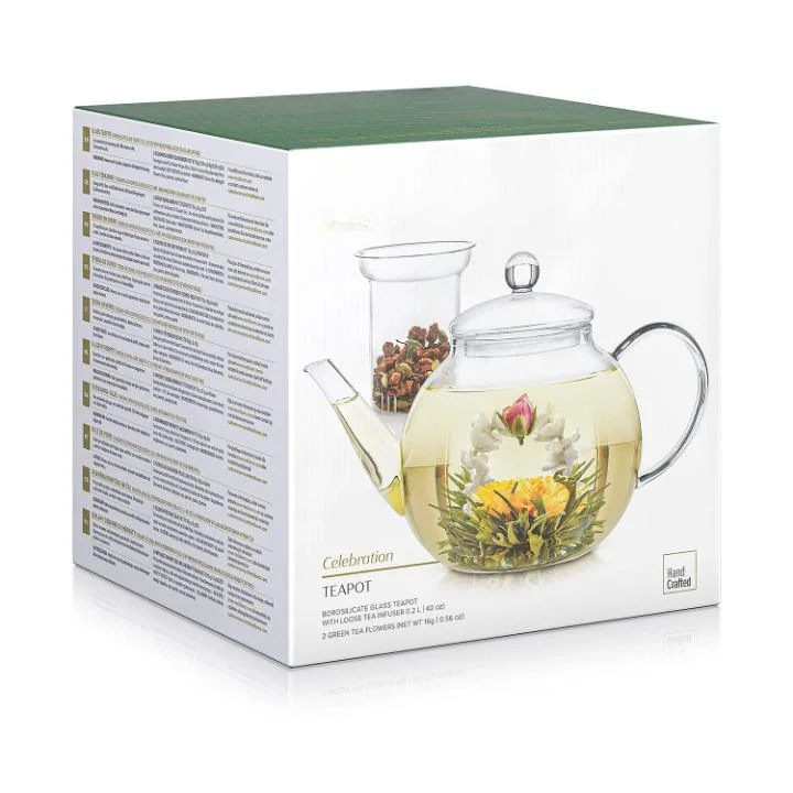 High quality/High cost performance  Stovetop Microwave Safe Teapot Removable Loose Tea Glass Infuser Kettle