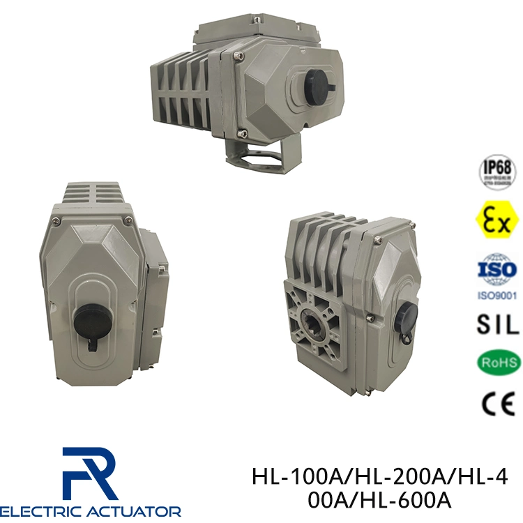 Integral Type Part-Turn Power 140W Electric Motorized Ball Valve IP67 Power Supply DC12V DV24V 220V Hl-200za/Hl-400za/Hl-600za