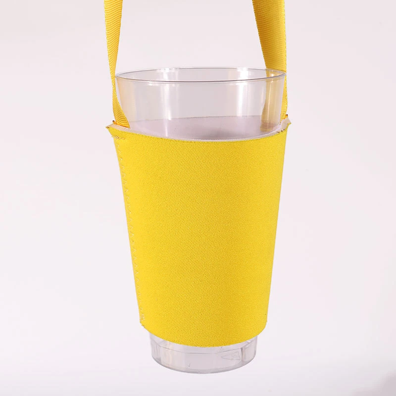 Vaso de agua colgando la soga, cuerda colgante de vidrio, material de buceo, aislante, el pecho colgada la cuerda, Auto determinada cuerda colgante