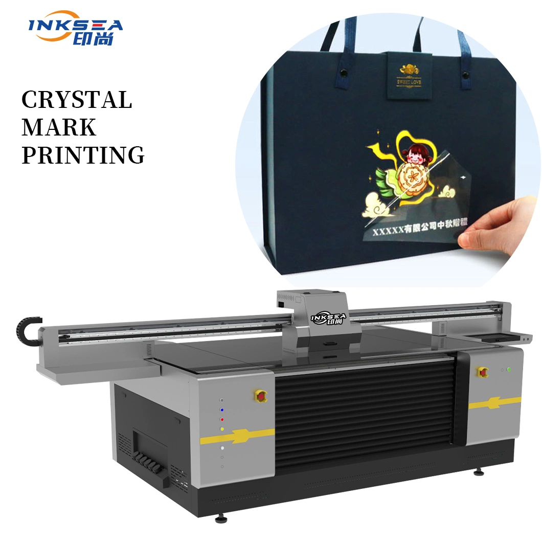 UV Flatbed Printer, 2.5*1.3m Platform, Can Print Glass/Wood/Plastic/Stone and Other Materials, Inkjet Digital Printer Ricoh G5 G5I