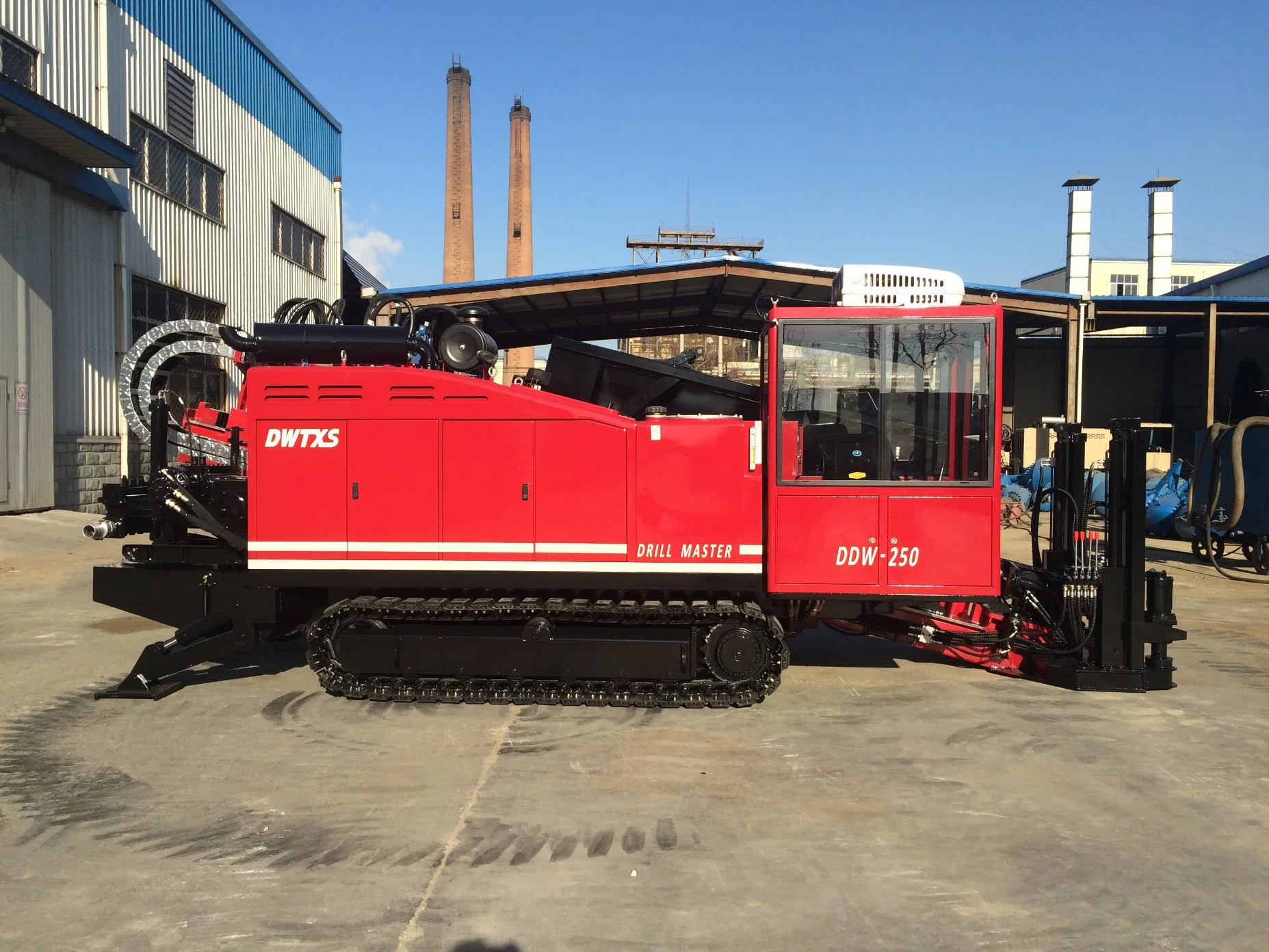 25ton Pullback Force HDD Rig Horizontal Directional Drilling Machine