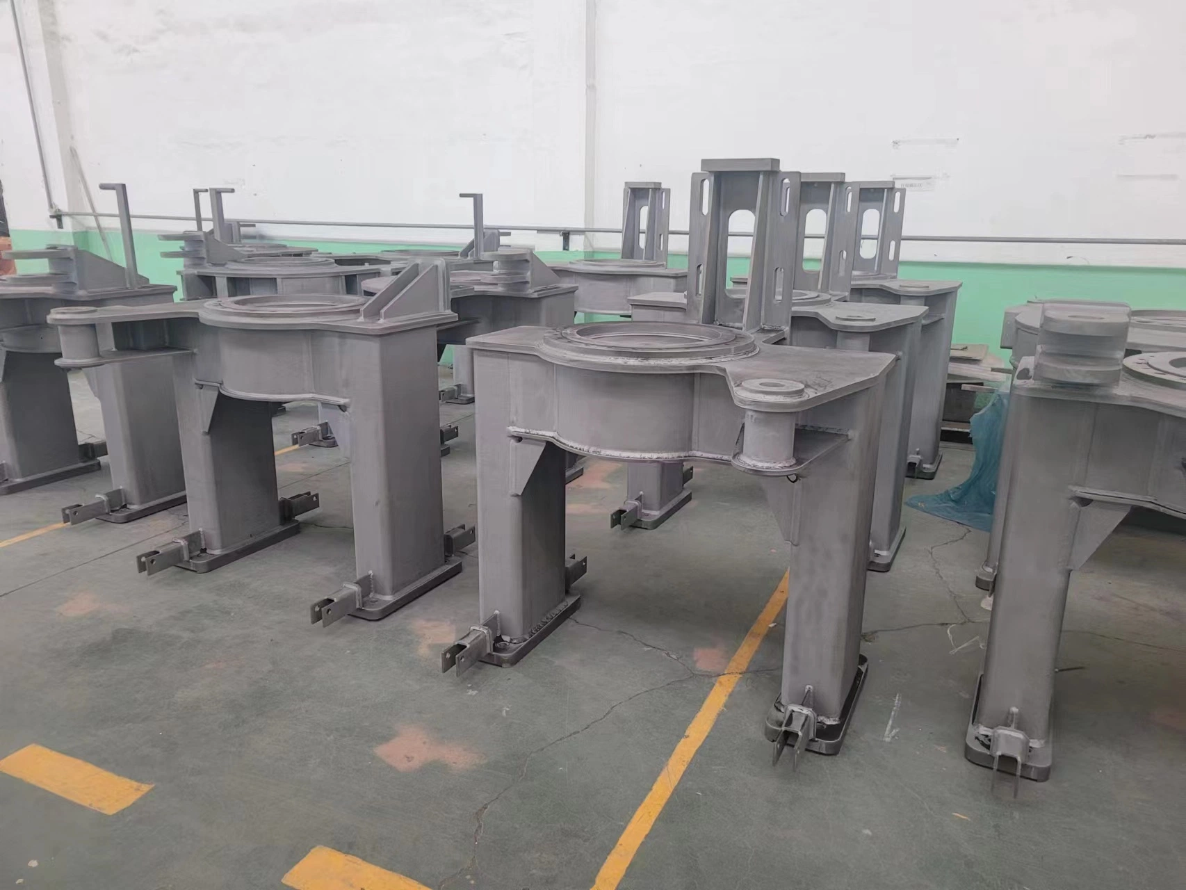 Máquina pesada soldadura de estructura del chasis con precisión de mecanizado CNC