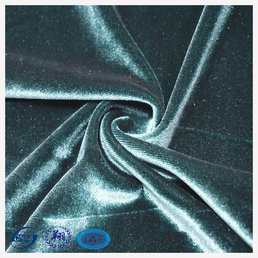 High quality/High cost performance 95% Polyester and 5%Spandex South Korea Velvet for Garment