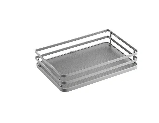 Acessórios de hardware de cozinha Aço puxar o rack de armário de cesto