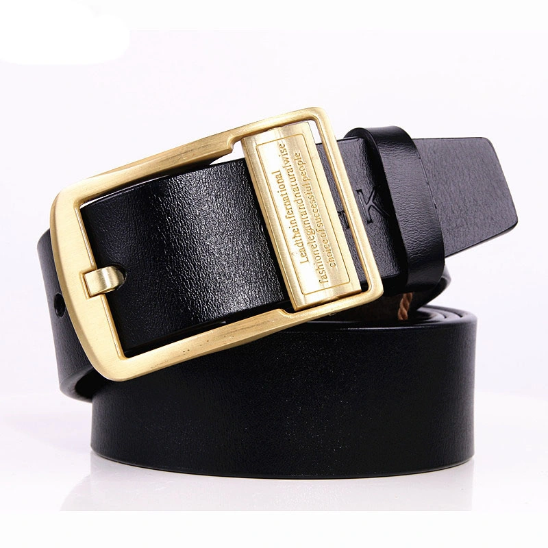 Fashion Men High Quality Luxury Brand Leather Belt