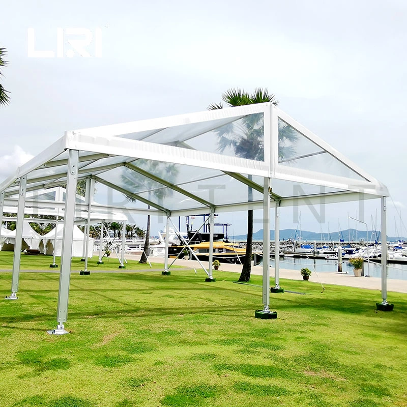 Outdoor Aluminum Small Clear Roof Wedding Marquee Party Tent for 150 People