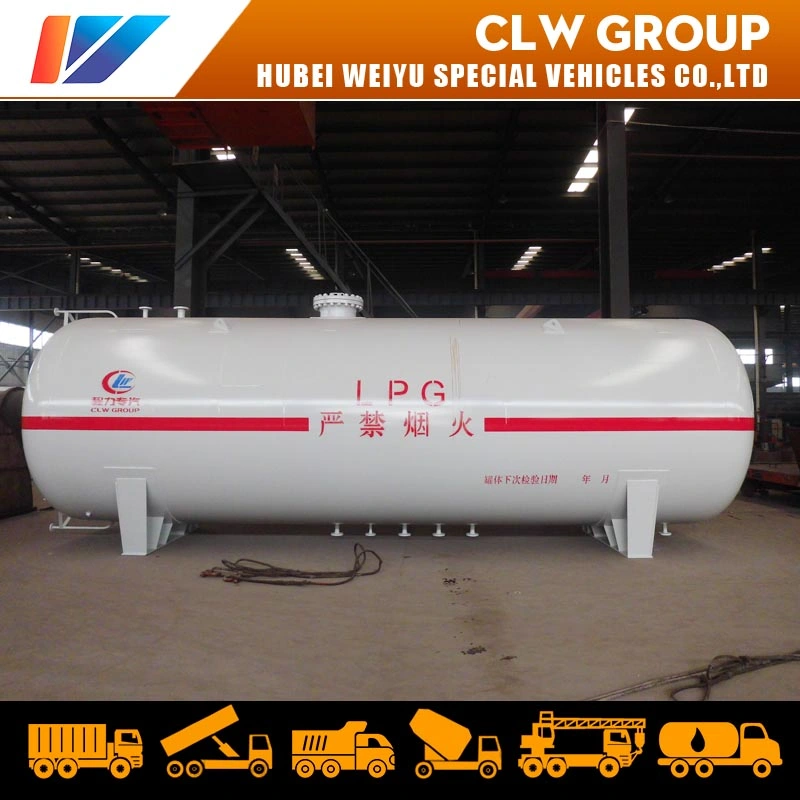 50000 Liters LPG Gas Tank 25mt LPG Storage Tank 50cbm Propane Tanker 25tons Pressure Vessel