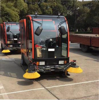 Driving Battery Auto Floor Sweeper Disinfection Machine Floor Cleaning Equipment for Airport/Hotel/Hospital/Factory/Warehouse/School