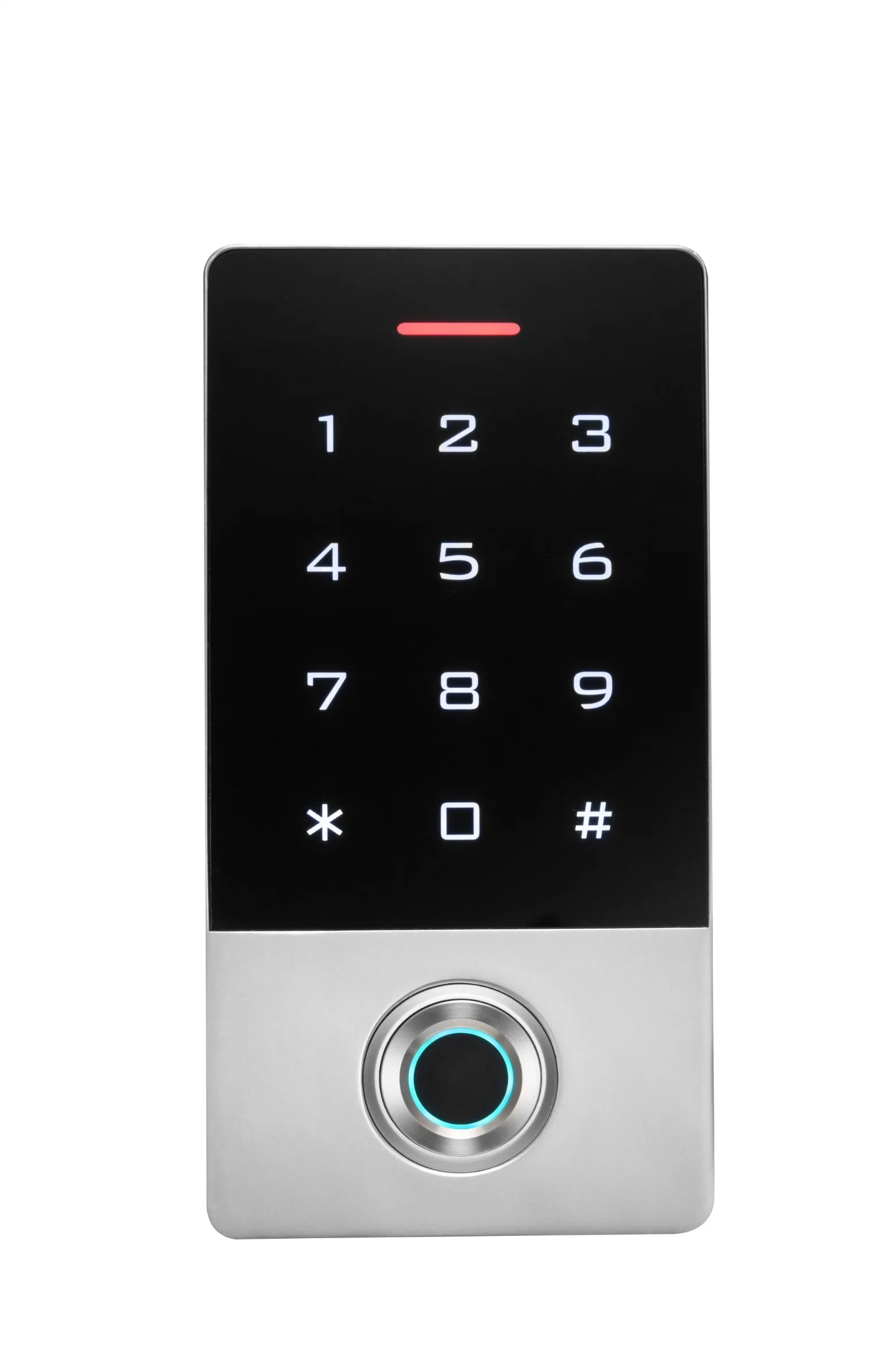 Intelligent Multi-Language Wiegand 26/34 Network Keypad RFID Card Biometric Fingerprint Door Access Control System with USB Port