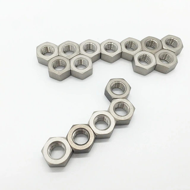 DIN 934 Grade 12 Titanium Alloy Nuts for Bike Bolt