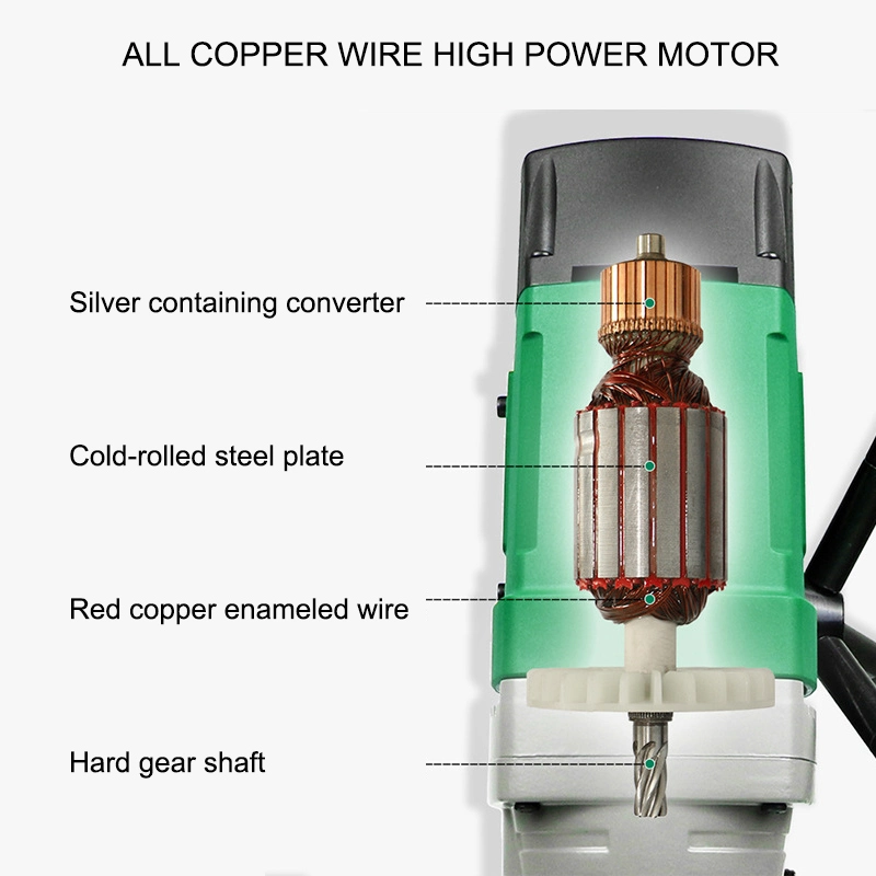 220V Core Drill Magnetic Drill with Electronic Speed Regulation