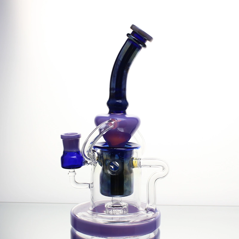 Large Wholesale Glass Water Pipe Can Provide with Portable Case Box Hand Made colorful DAB Rig