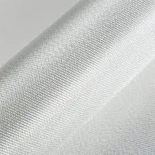 White Fiberglass Fabric Cloth, Fibreglass Cloth Roll Fiberglass Plain Weave Fabric Cloth 12*8