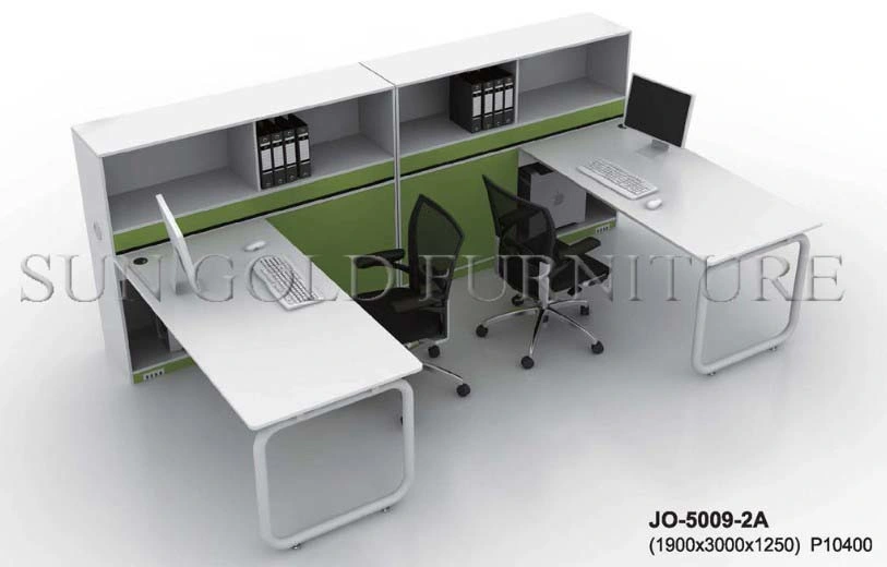 Modern Workstation Design Photos Wooden Study Table with Bookshelf (SZ-WS472)