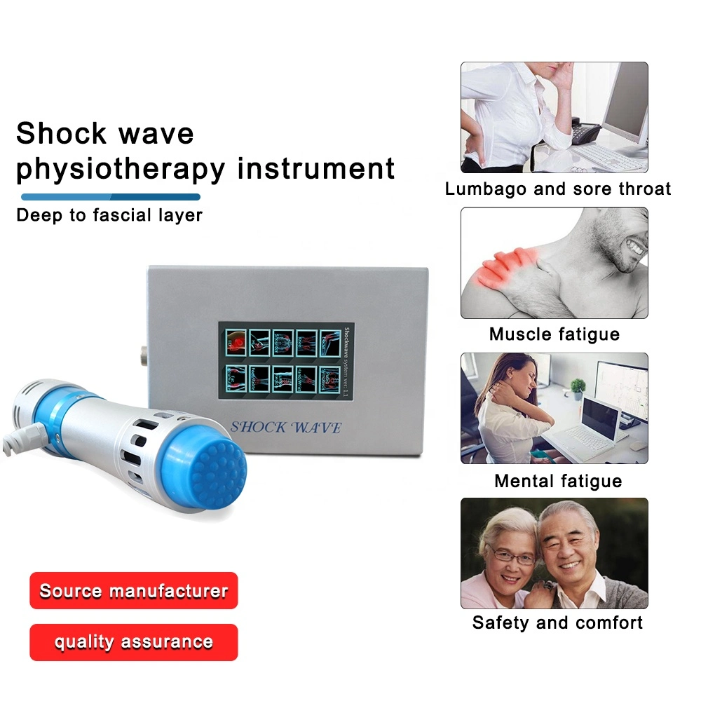 Nouvelle machine de traitement de la douleur Shockwave ED Dépose de la Physiothérapie Instrument pour la dysfonction érectile