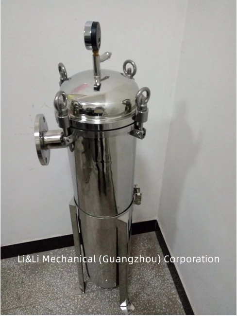 Microporous Membrance Stainless Steel Single Bag Filter for Filtration System