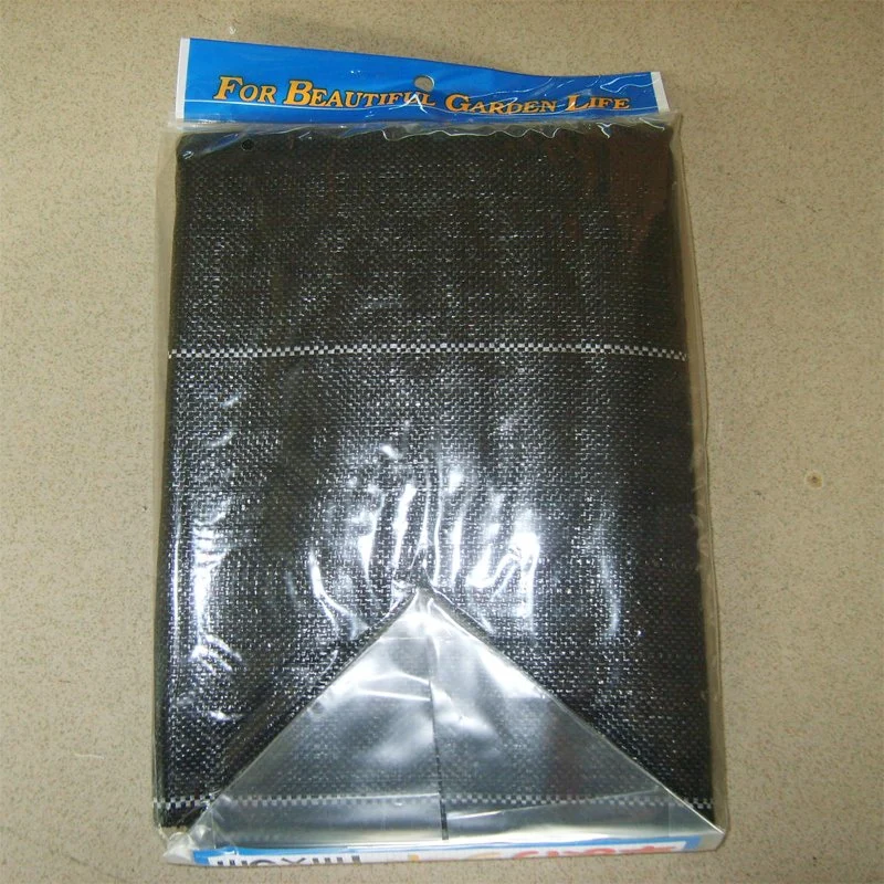 Factory Greenhouse PP Woven Weed Control Mat / Ground Cover Mesh Fabric / Agricultural Black Plastic Gardening Ground Cover