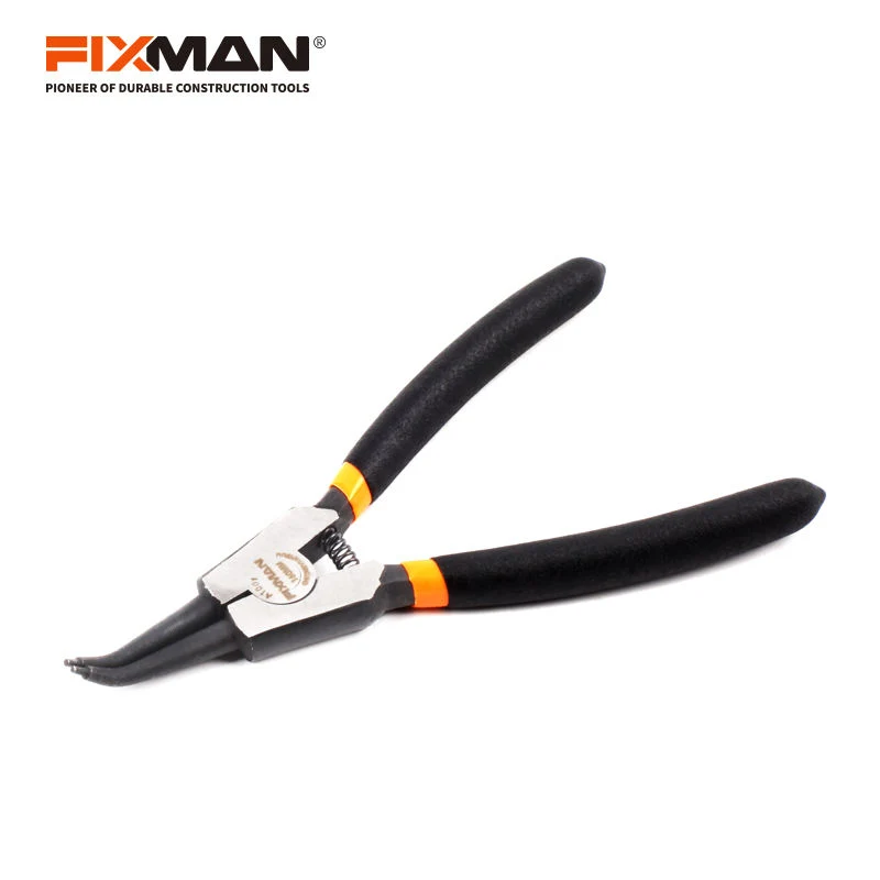 Fixman Hand Tool Metal External Bent Circlip Pliers, Tip External Circlip Pliers.