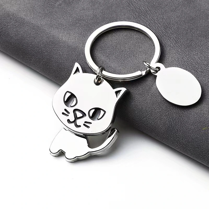 Hot Sale Creative Shape Keychain Laser Key Ring