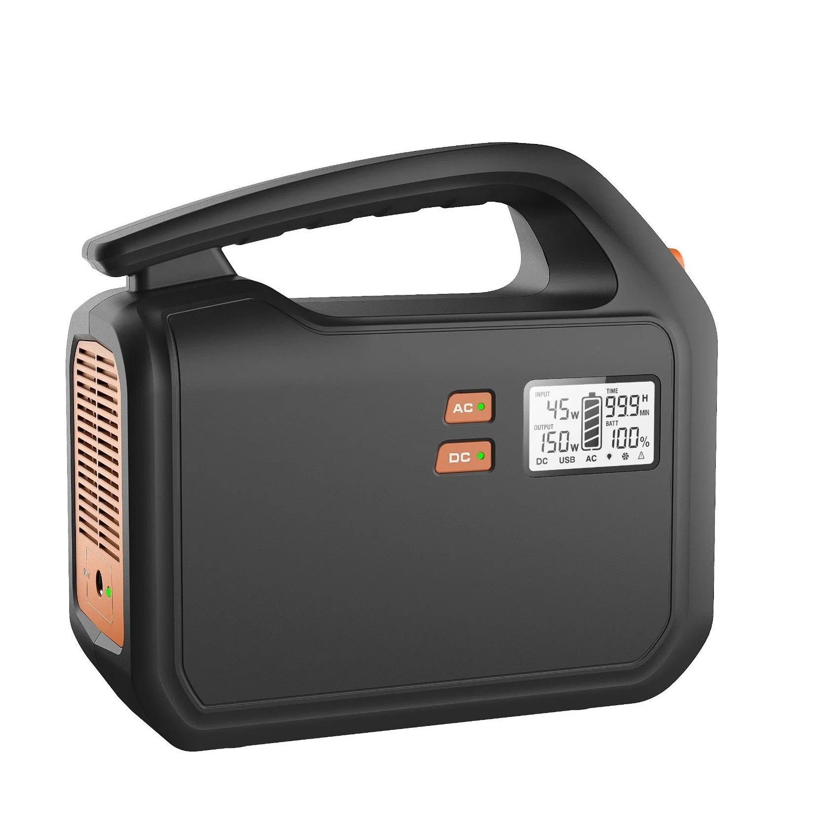 Gerador solar portátil bateria de 42000 mAh 150 W para telefone com ventoinha Computador portátil