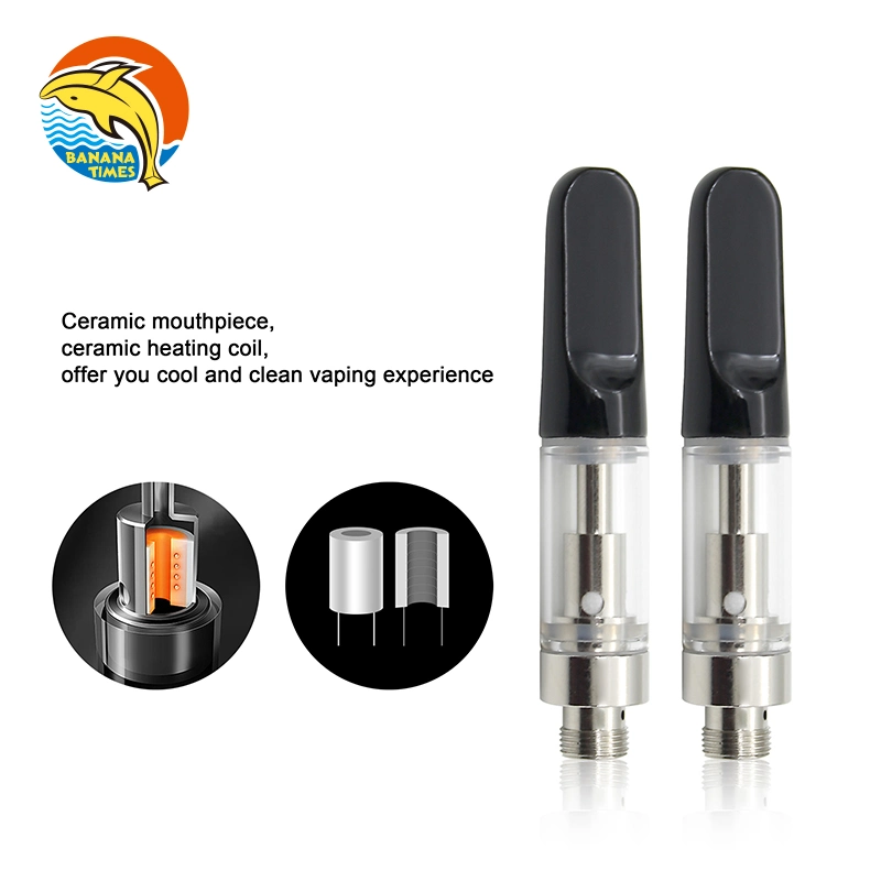 Wholesale/Supplier E Cigarette 0.5ml 1ml 510 Ceramic Empty Cart Cartridge Atomizer for Hhc Thick Oil Wax Live Resin Rosin