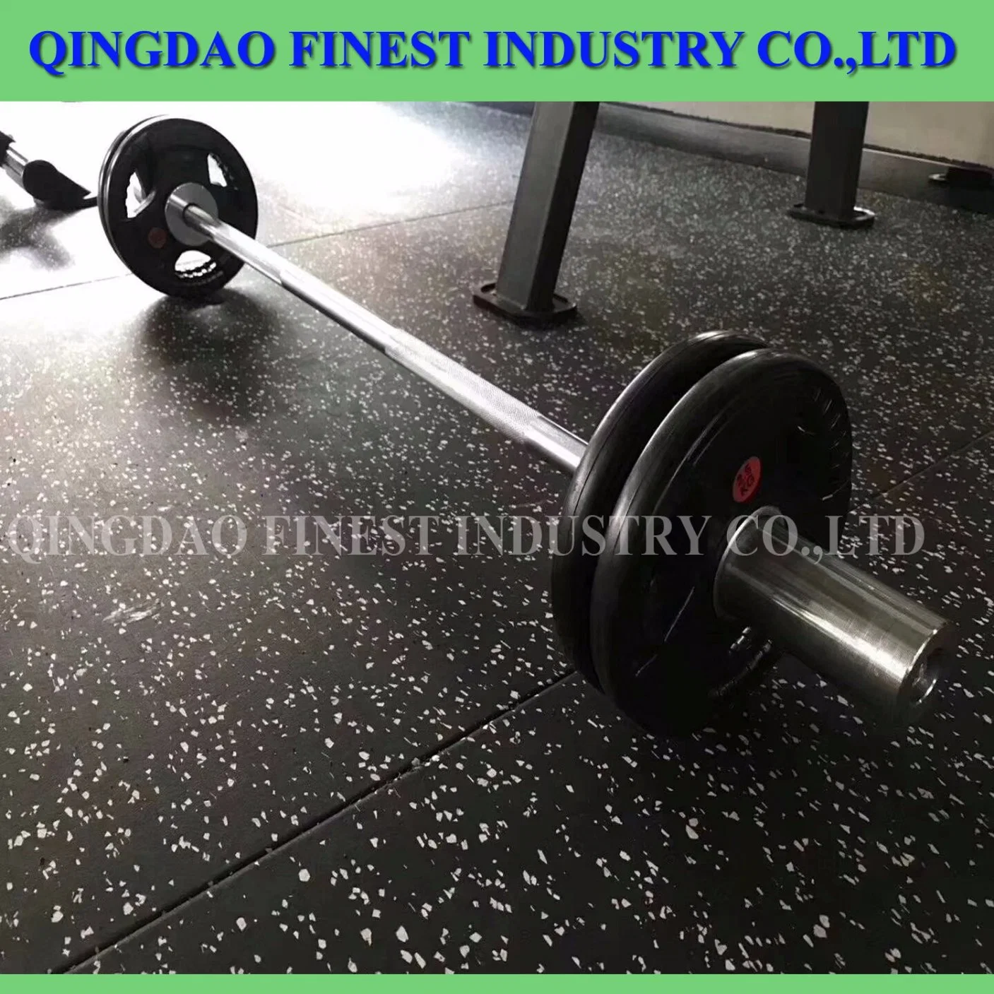 Commercial Rubber Gym Mat for Crossfit/Function Tranning Rubber Floor/1mx1m Rubber Gym Tile