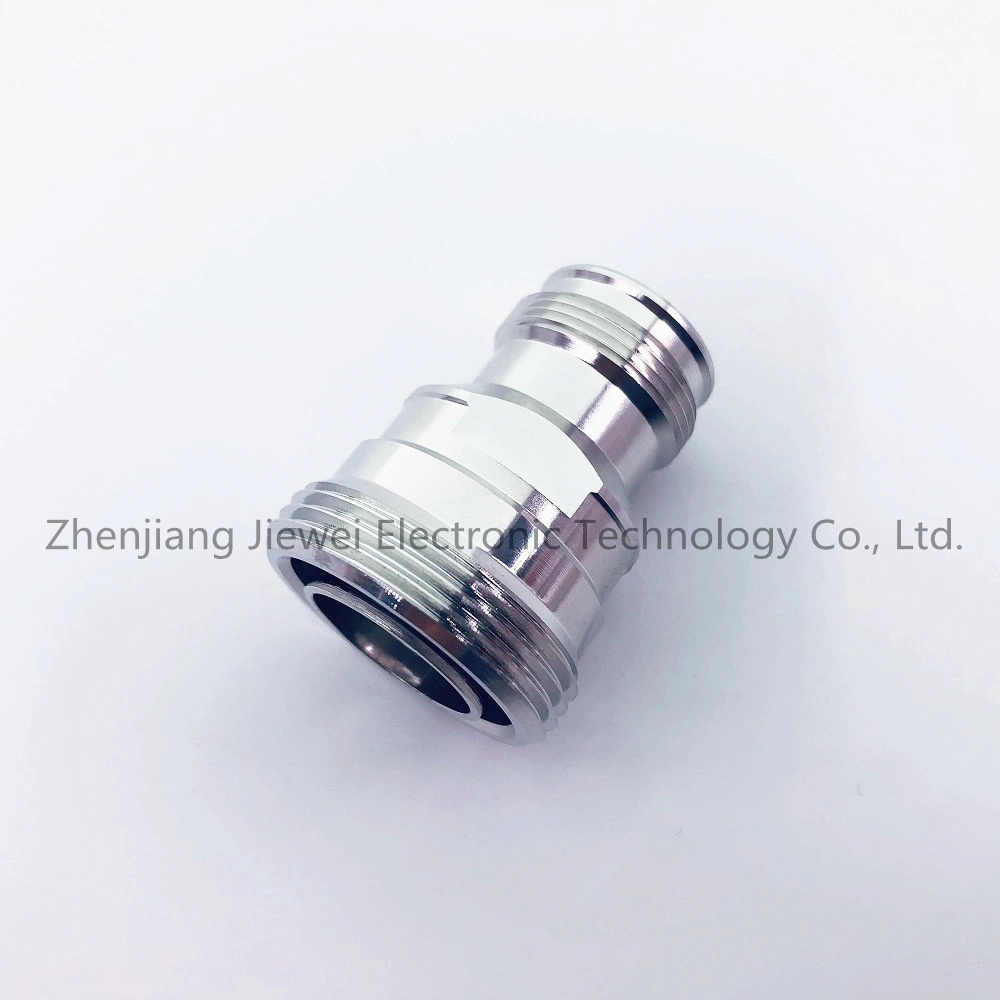 4.3-10 Mini DIN Female to 7/16 DIN Female RF Adapter, 7/16 Female to 4.3-10 Female Adapter