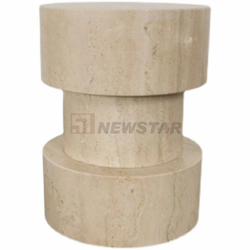 Natural Living Room Display Table Sofa Side Table Travertine Coffee Table Marble Coffee Table