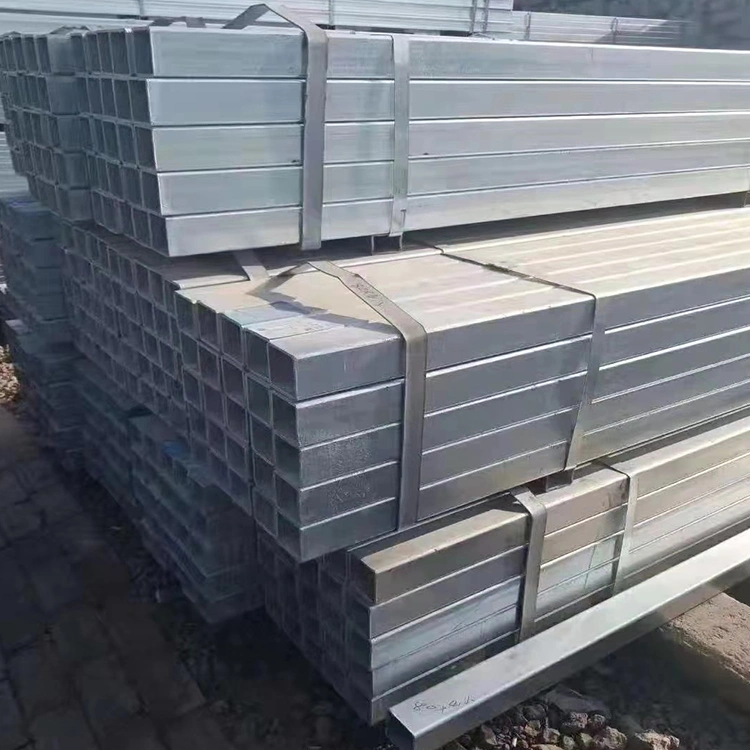 Cruce el recubrimiento de zinc caliente 40*40mm en el programa de laminación en frío10255 40 tubo redondo de acero galvanizado Gi/tubo de acero galvanizado de tubos de acero soldado Plaza perfecta para andamios