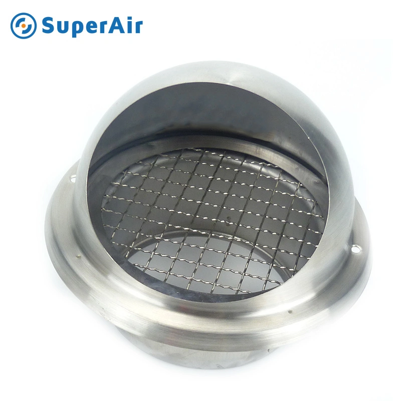 Stainless Steel Wall Air Vent Exhaust Grille Duct Ventilation Cover Outlet