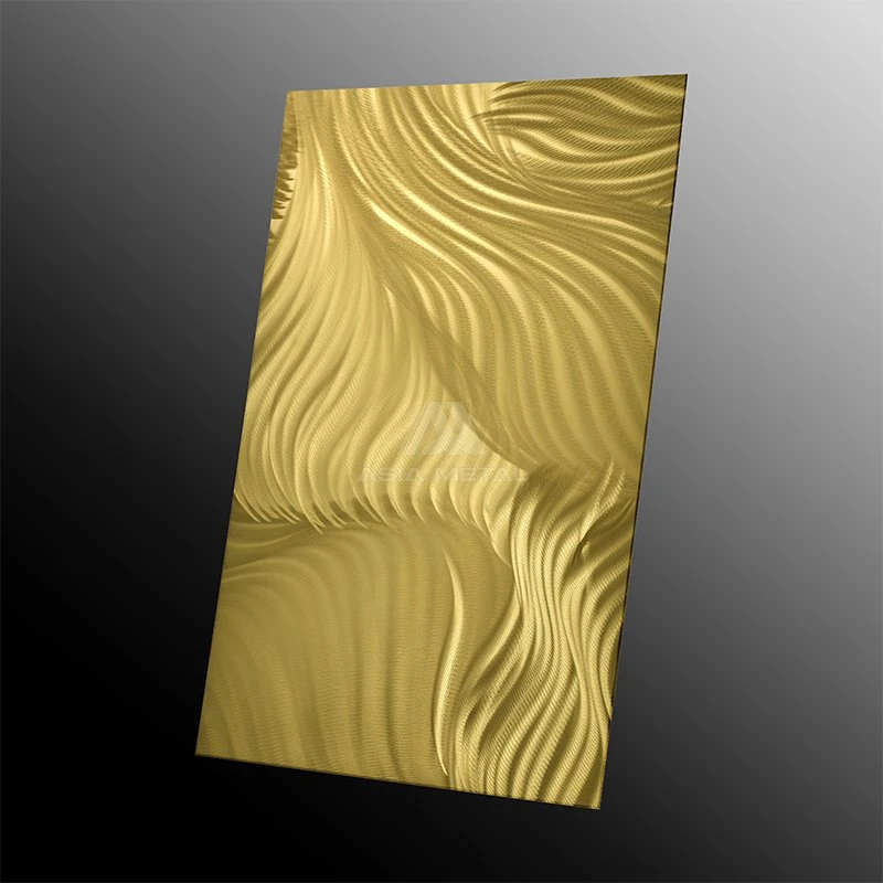 304 Polished Pattern Stainless Steel Sheet for Interior Decoration