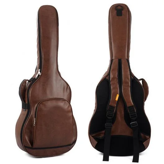 Sac de guitare de matériau de sangles Double 600D15mm Rembourrage étanche un instrument de musique