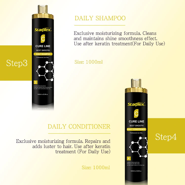 Custom Logo Professional Hair Straightening Smoothing Brazil Keratin Hair Treatment Products