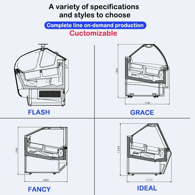 Prosky Glass Door Ice Cream Display Freezers Price