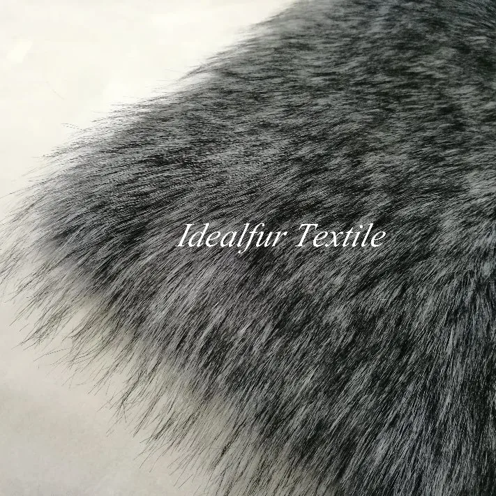 Black Raccoon Faux Fur Plush Fake Fur