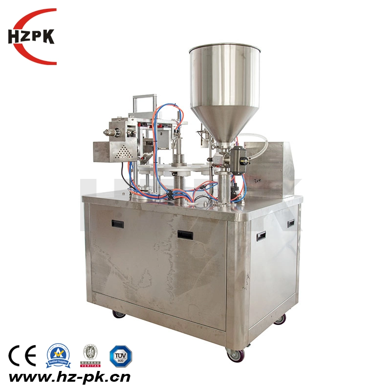 Hzpk Face Cream Tube Ultrasonic Filling and Sealing Machine