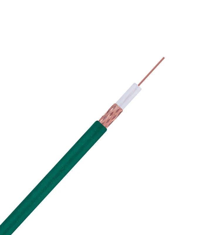 Wooden Drum Coaxial Cable Wire 305m Kx6 with Power Coaxial Cables for Hfc CATV CCTV TV Network