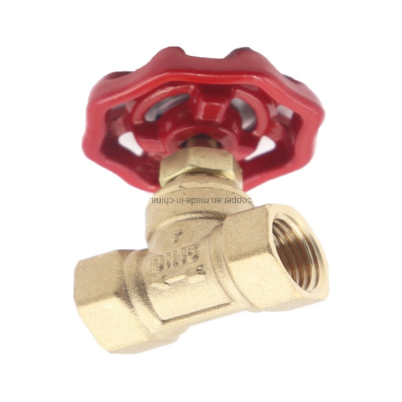 China Factory Steam Globe Valve Water Pipe Natural Gas Brass Stop Valve