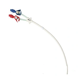 Disposable Medical Double Lumen Hemodialysis Catheter for Dialisys