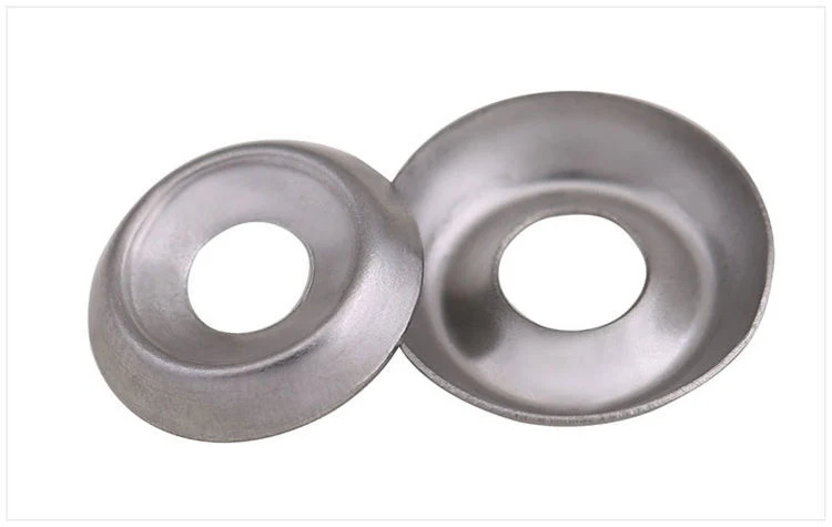 Metal Stamping Part Flange Gasket Metal Gasket Washer Yellow Black White Gi Color Zinc Plating Customized Part E10362 Galnavized HDG Grade Class4.8curved Washer