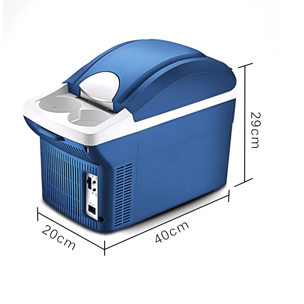 8L 12V de coche portátil nevera coche refrigerador refrigerador refrigerador en el coche de camping al aire libre Viajes Nevera de hielo