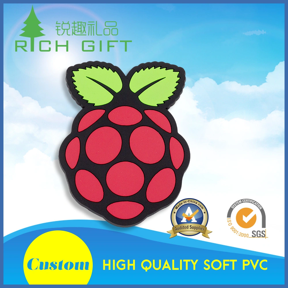 Free Sample Cheap Custom Fruit Food Shaped Colorful Polyresin Fridge Magnet for Children