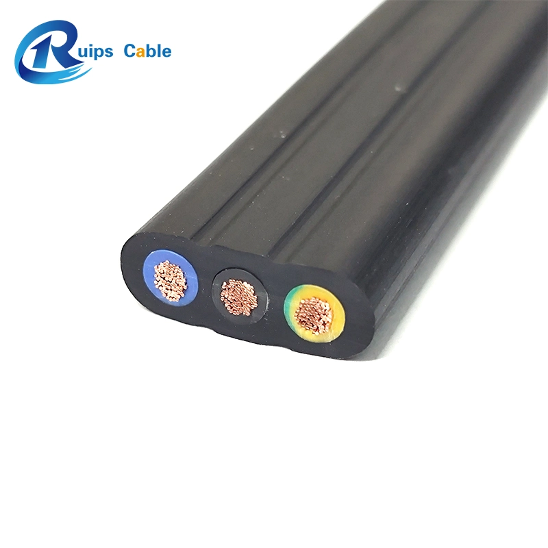 Cu/PVC/PVC H05VV-F H05vvh2-F Flexible18AWG 20AWG 0,75 1,5 2,5 mm2 Kupfer PVC-Hauslitze, elektrisches Flachkabel
