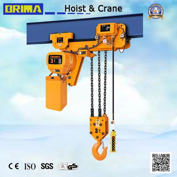 Brima 3ton Electric Chain Hoist with Trolley