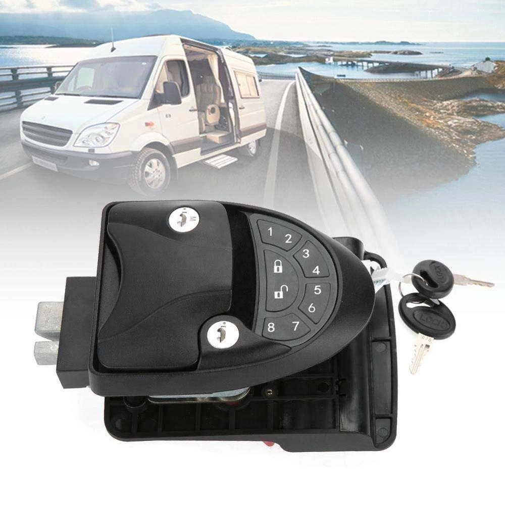 RV Keyless Entry Door Lock Key Fob and Rh Compact Keyless Entry Keypad, RV/5th Wheel Lock Accessories