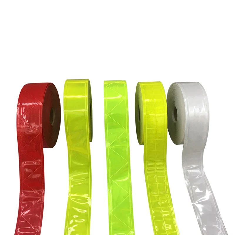 High Visibility Reflective Checker/Grid/Lattice Tape Material for Safety Jacket