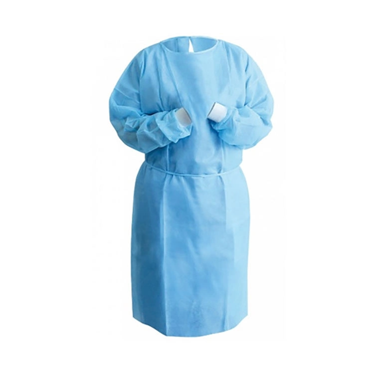 Disposable Non-Woven Protective Isolation Gown PPE Medical Surgical Gown